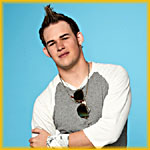 close-up of James Durbin